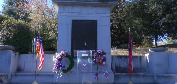 Veterans honored at Coleman Hill ceremony hosted by MGA and Macon-Bibb County. CREDIT: Gena Tripp/41 NBC.